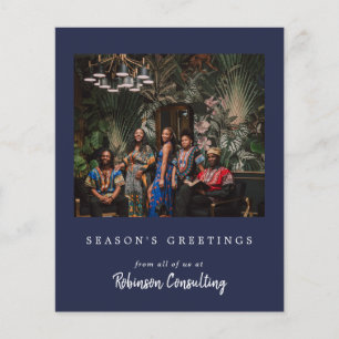 Budget Affaires Logo Noël Équipe moderne Photo