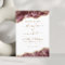 Budget Agate Bourgogne Faire-part de mariage or