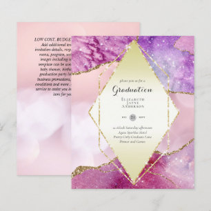 BUDGET Agate GRADUY Invitations Parties scintillan
