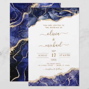 Budget Agate Marine Blue Gold Mariage