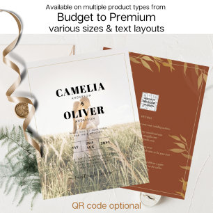 Budget All-in-1 Rustic Terracotta GOLD Mariage