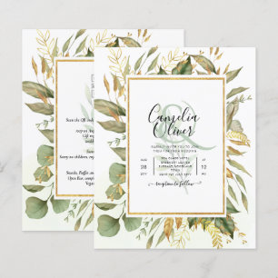 BUDGET All-in-1 Verdure Feuille or Mariage