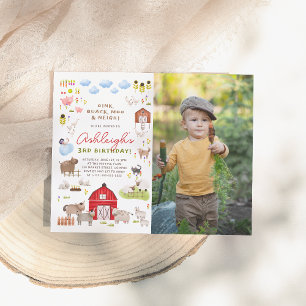 Budget Animaux de ferme Bash Photo fête d'annivers