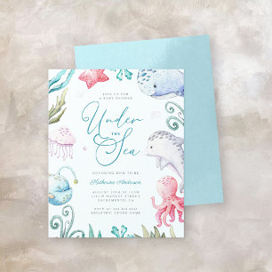 Budget Animaux Océaniques Sous Le Baby shower Sea 