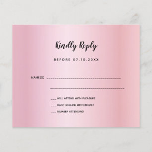Budget anniversaire rose or violet arc RSVP