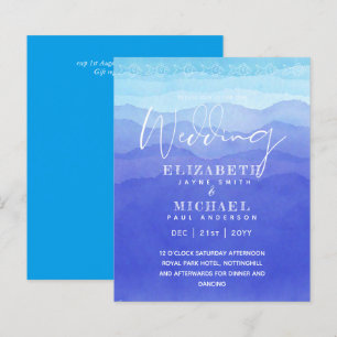 BUDGET Aqua Ocean Wedding Inviter Plage Destinatio