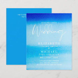 BUDGET Aqua Ocean Wedding Inviter Plage Destinatio