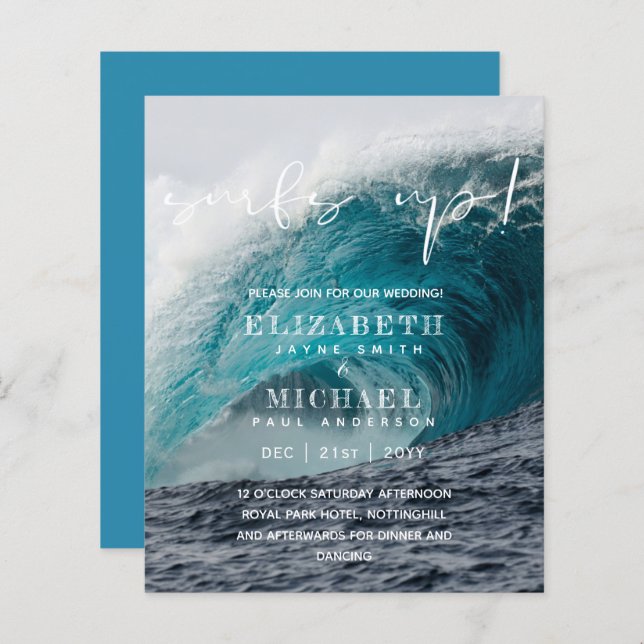 BUDGET Aqua Surfs Up Tide Beach Destination (Devant / Derrière)