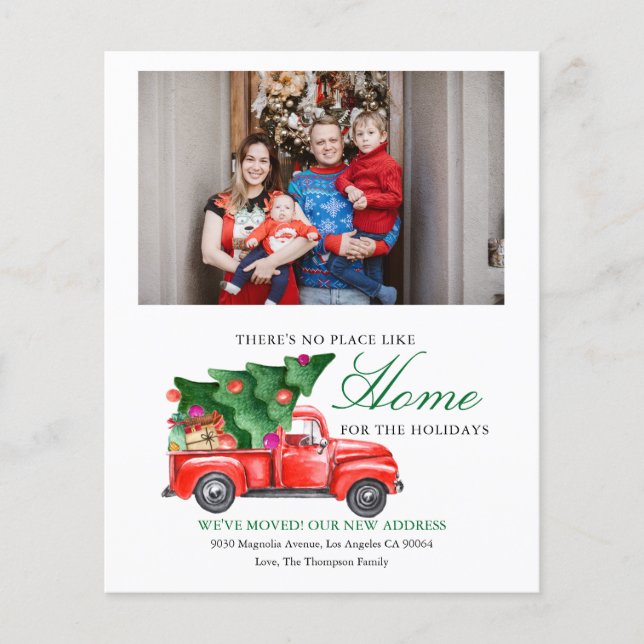 BUDGET Arbre de Noël Camion photo Déménagement (Devant)