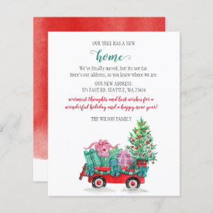 Budget Arbre de Noël voiture Nous avons déménagé C