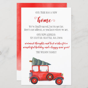 Budget Arbre de Noël voiture Nous avons déménagé C