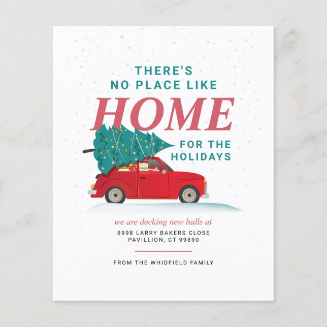 Budget Arbre de Noël Voiture rouge Nous avons démé (Devant)