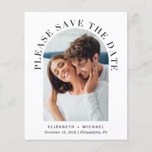 Budget Arch Photo Wedding Enregistrer La Date