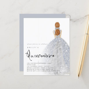 Budget Argent Gown Lumière Cheveux Brown QR Quince