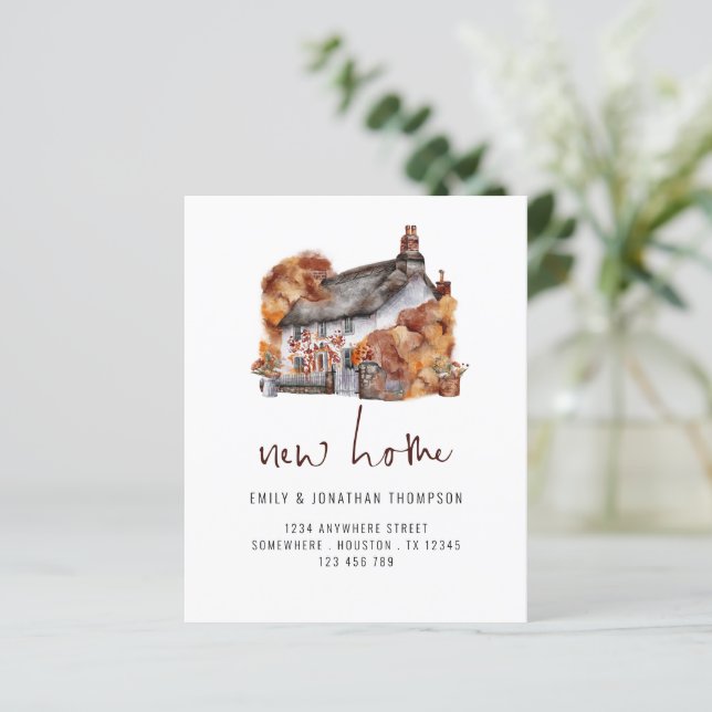 Budget Automne Couleurs Cottage Nouvelle adresse (Debout devant)