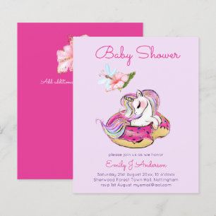 BUDGET Baby shower Cute Unicorn Filles de beigne r