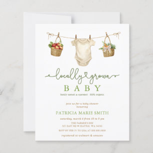 Budget Baby shower des agriculteurs cultivés local