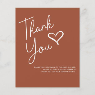 Budget Baby shower en terre cuite Merci