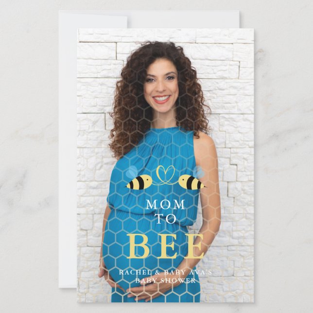 Budget Baby shower Maman to Bee Citer les abeilles (Devant)