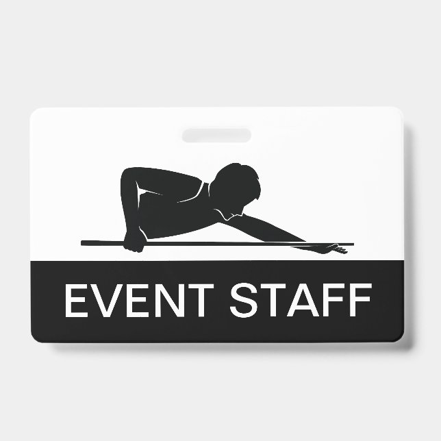 Budget Badges pour le personnel de l'événement de  (Avant)