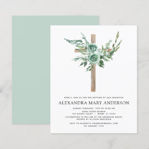 Budget Baptême Floral Eucalyptus Vert