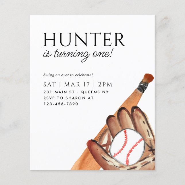 Budget Baseball Bat Glove Ball Sports pour enfants (Devant)