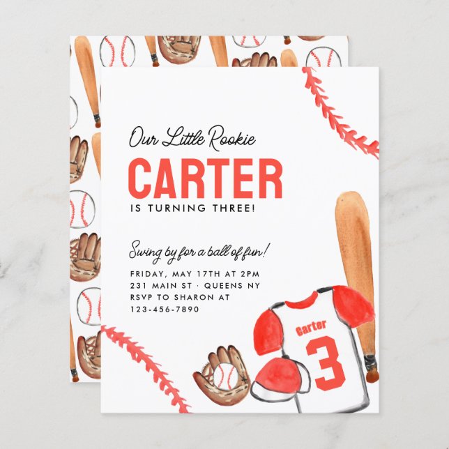 Budget Bat Glove Sports Chemise Baseball Anniversa (Devant / Derrière)