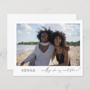 Budget Be My Maid of Honor Photo Script