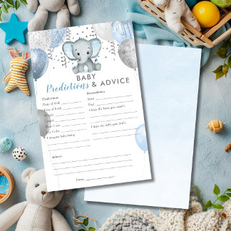 BUDGET Bébé prédictions garçon éléphant douche jeu