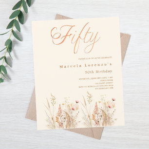 budget beige crème fleur sauvage 50e anniversaire