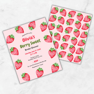 Budget Berry Sweet Strawberry Fête des mariées Inv