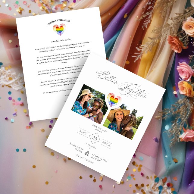 Budget Better Together Pride Rainbow LGBT Heart   (Créateur téléchargé)