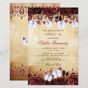 Budget Beurre rouge doux 16 Invitation