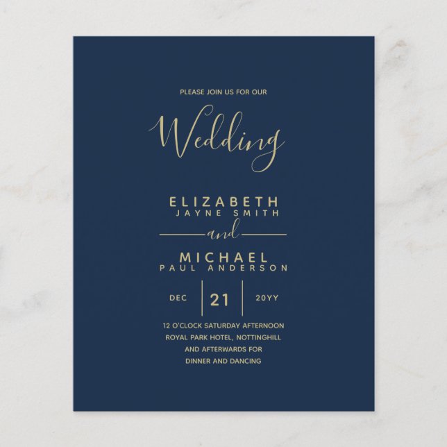 Budget Bilingue Espagnol BODA Anglais Mariage (Devant)