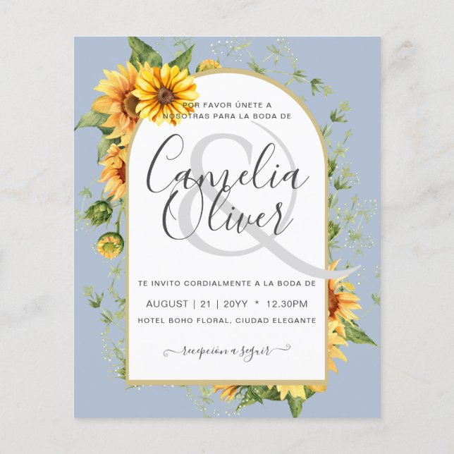 BUDGET Bilingue Mariage espagnol Boda (Dos)