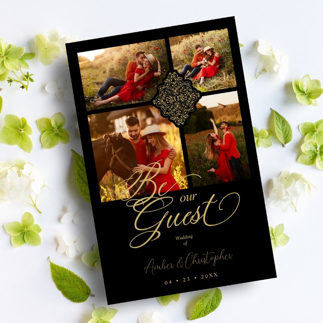 Budget Black Fake Golden Luxury filigree 4 ; (Créateur téléchargé)