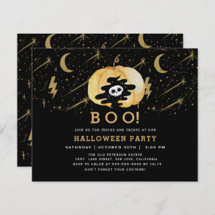 Budget Black Fun Halloween Citrouilles étoiles