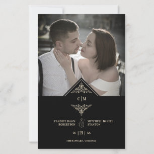 Budget Black Golden Chic dentelle romantique Coupl