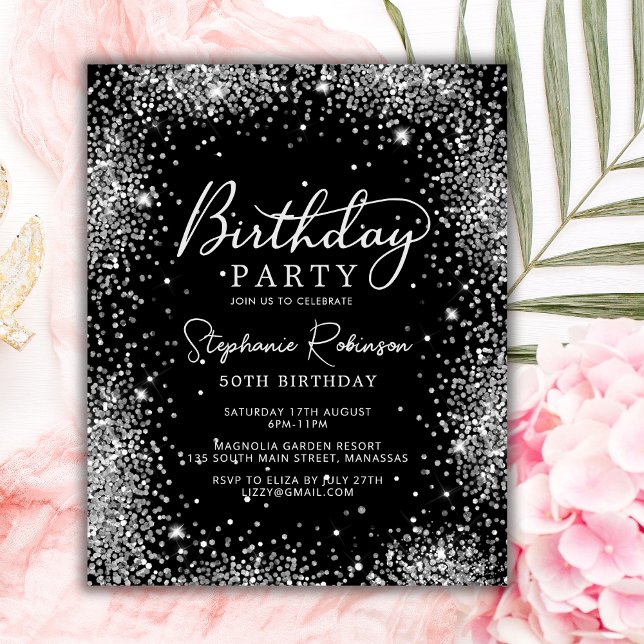 Budget Black Silver Parties scintillant 50e annive (Créateur téléchargé)