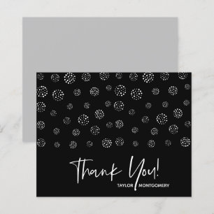Budget Blanc Script Black Merci Cartes