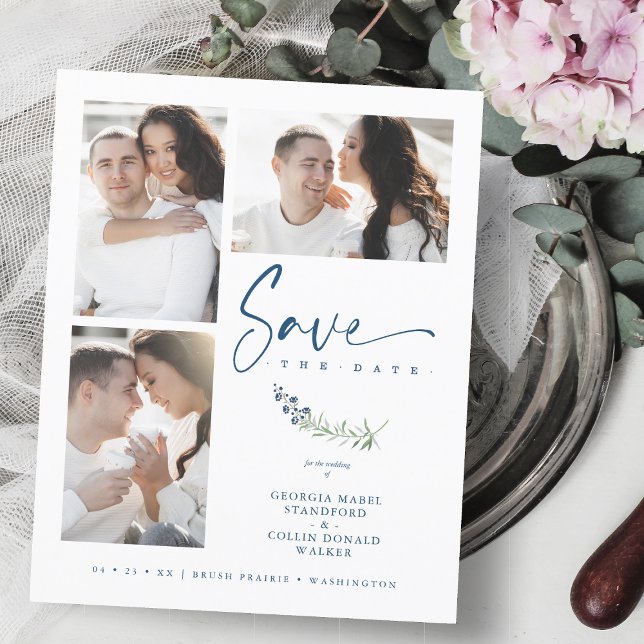 Budget Blue Branches tendance Mariage 3 Photos (Créateur téléchargé)