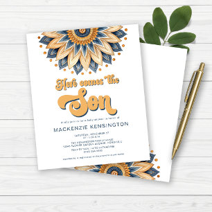 Budget Blue Gold Voici Le Baby shower Son