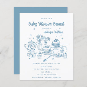 Budget Blue Main Dray Boy Baby shower Brunch
