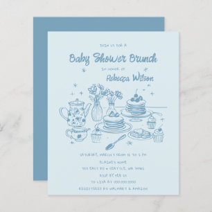 Budget Blue Main Dray Boy Baby shower Brunch