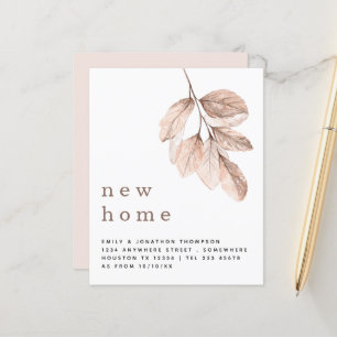 Budget Blush Feuilles Moving New Home Détails