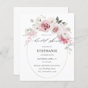 Budget Blush rose Fête des mariées florale 2