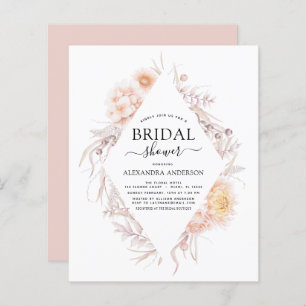 Budget Boho Chic Dusty Pink Desert Fête des mariée