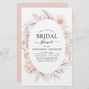 Budget Boho Chic Dusty Pink Desert Fête des mariée