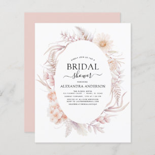 Budget Boho Chic Dusty Pink Desert Fête des mariée