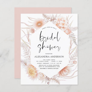 Budget Boho Chic Dusty Pink Desert Fête des mariée